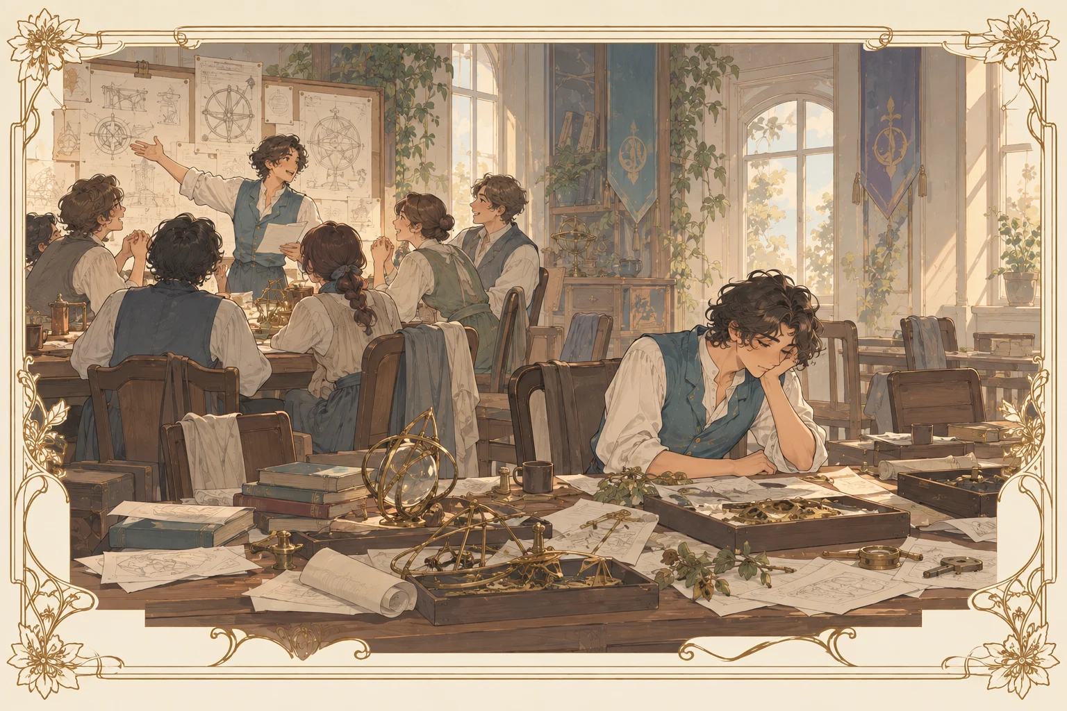 熱の後に残らないの場面イラスト