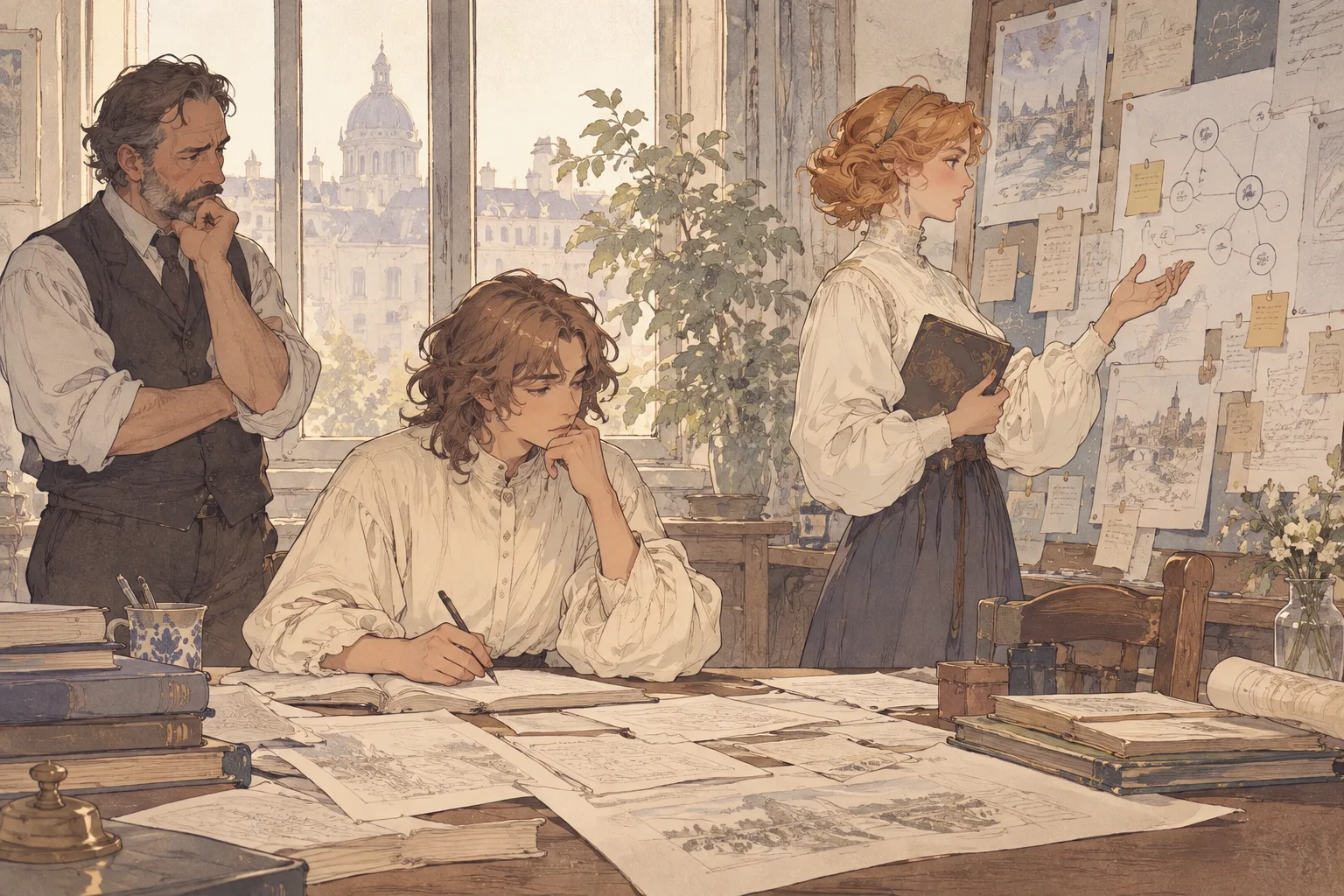 Scene illustration of meaning not reaching execution