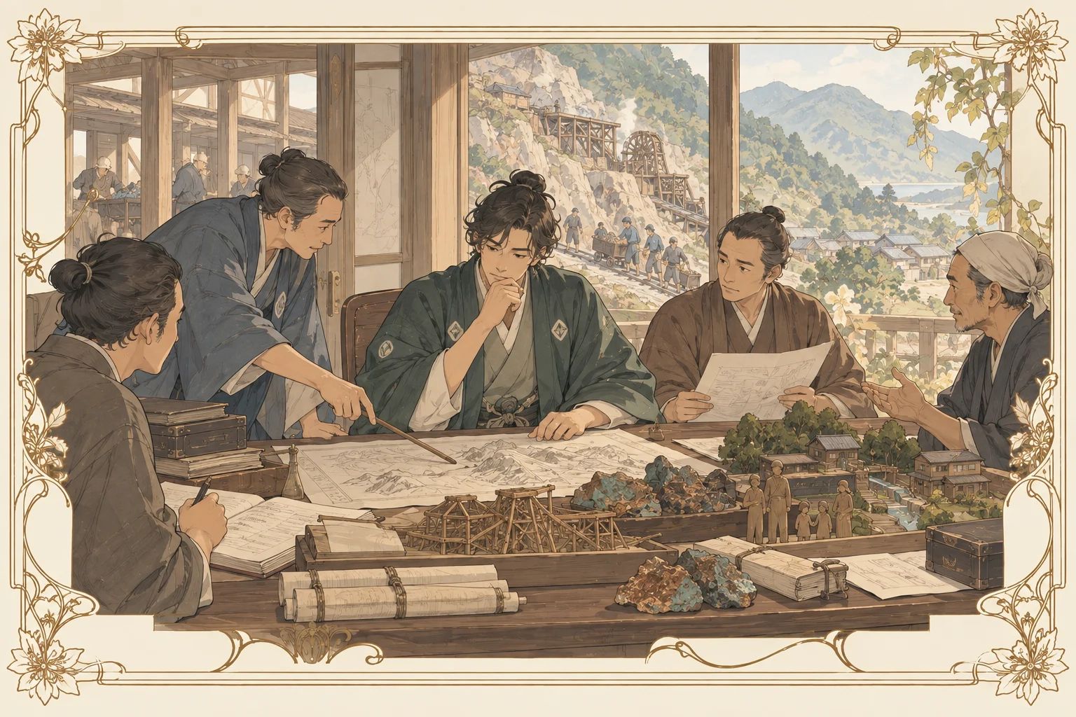 住友の場面イラスト