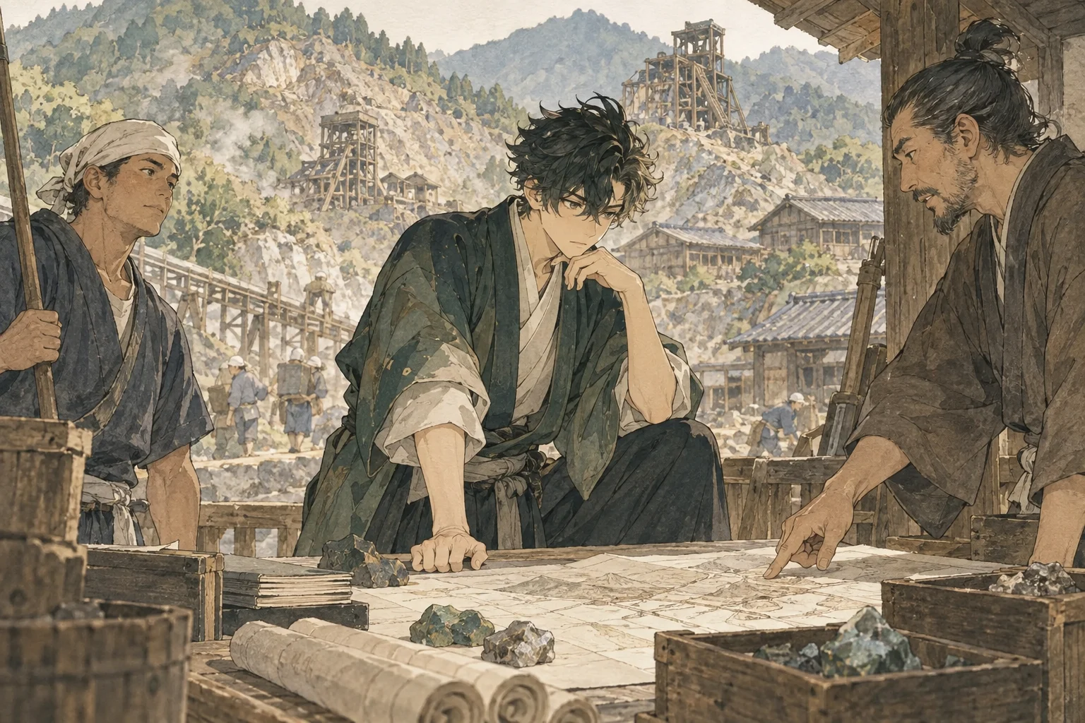 Sumitomo scene illustration