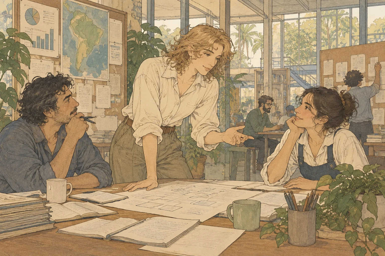 Semco scene illustration