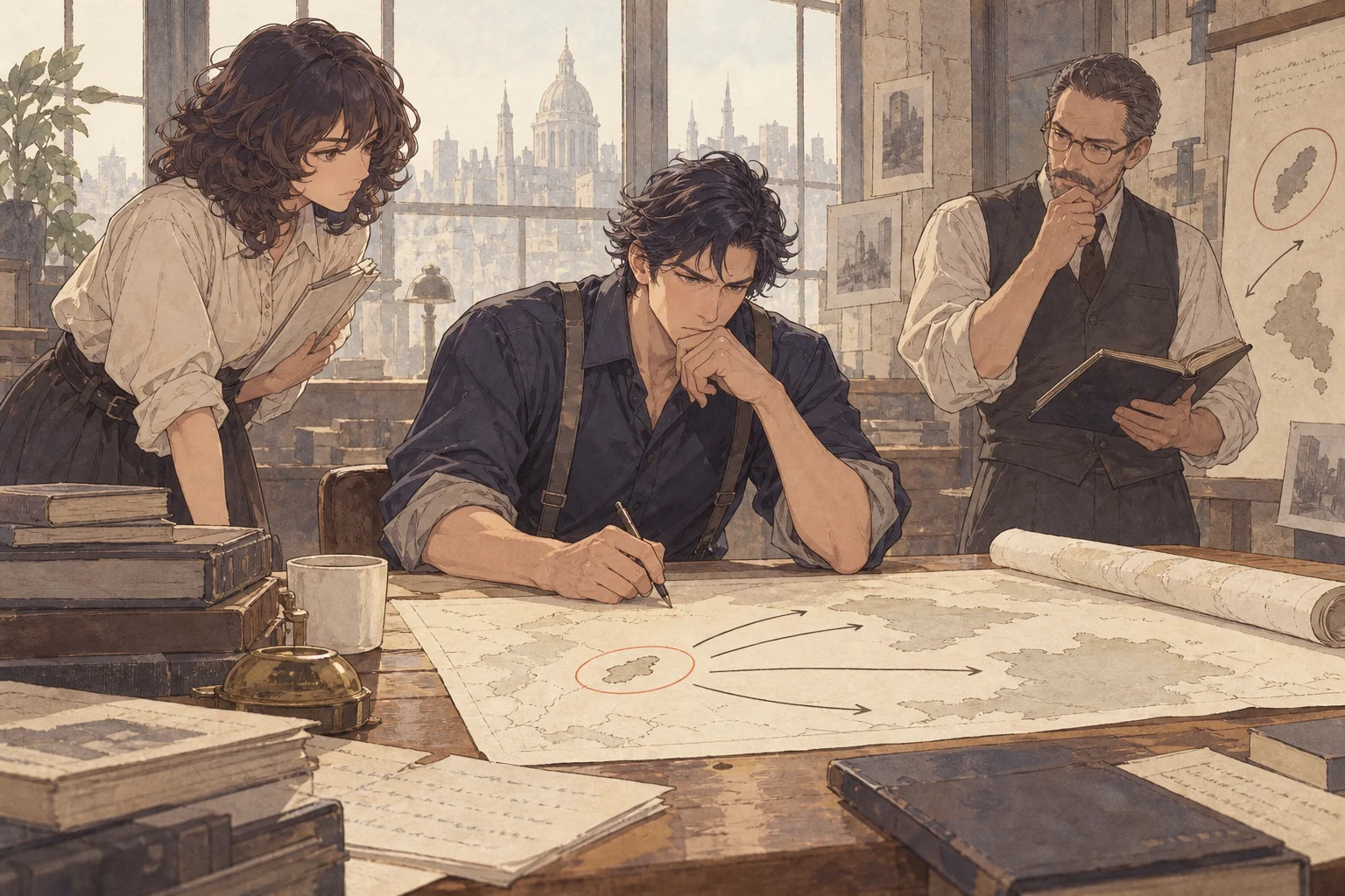 ゼロ・トゥ・ワンの場面イラスト