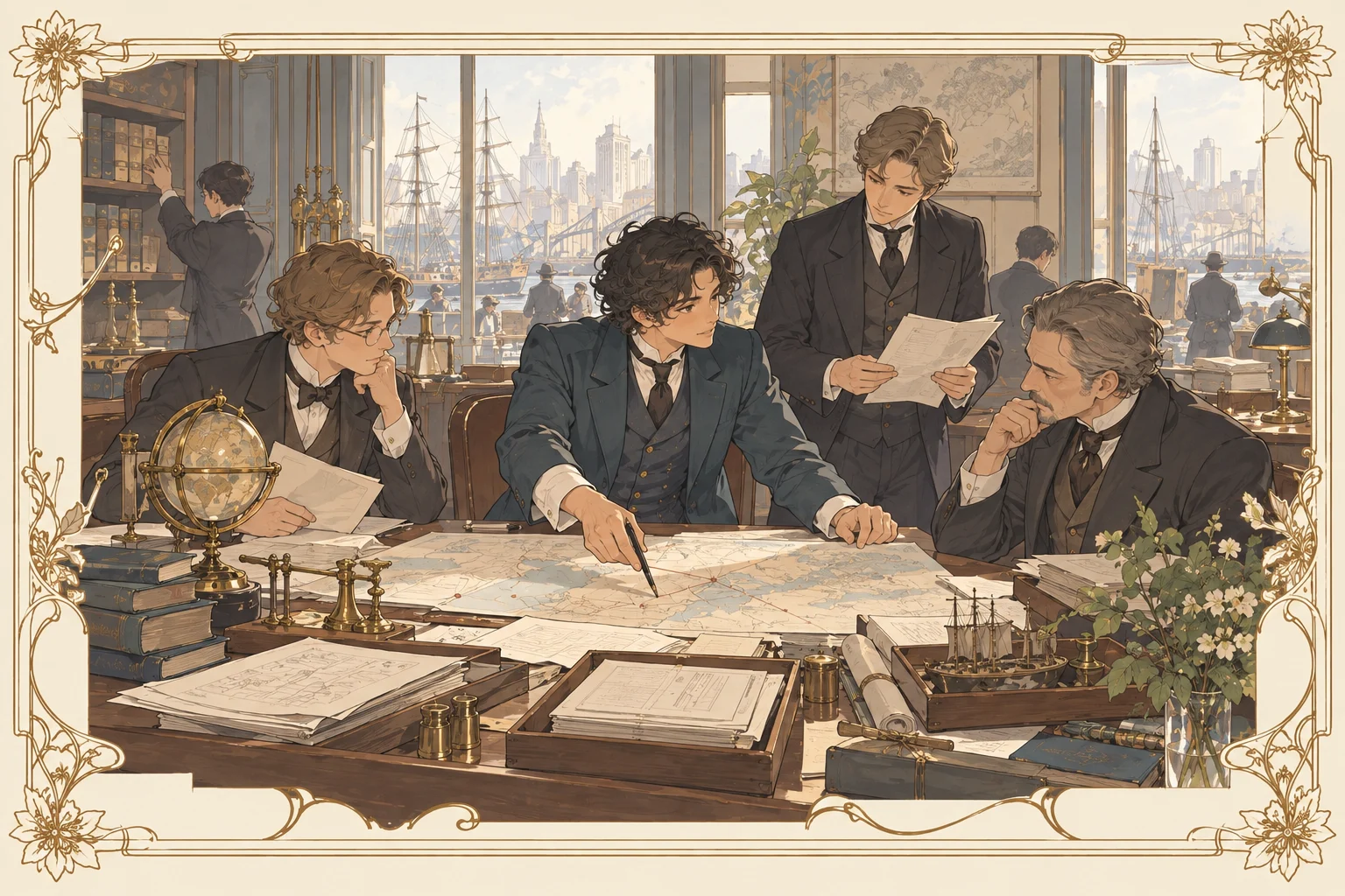 ゴールドマン・サックスの場面イラスト