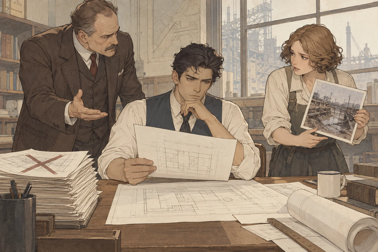 Scene illustration of cutting reality for system