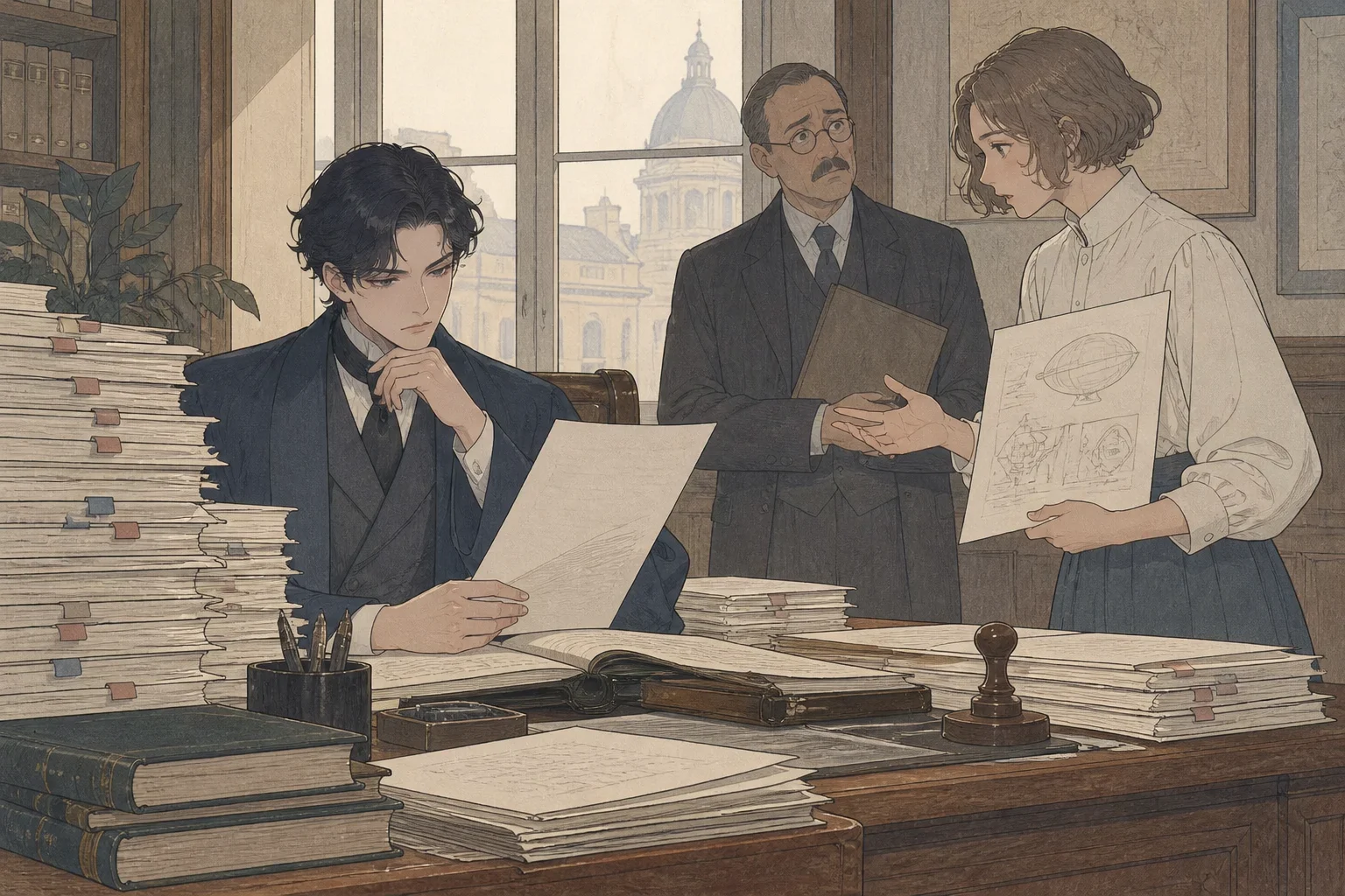 Scene illustration of “Don’t look outside the norm”