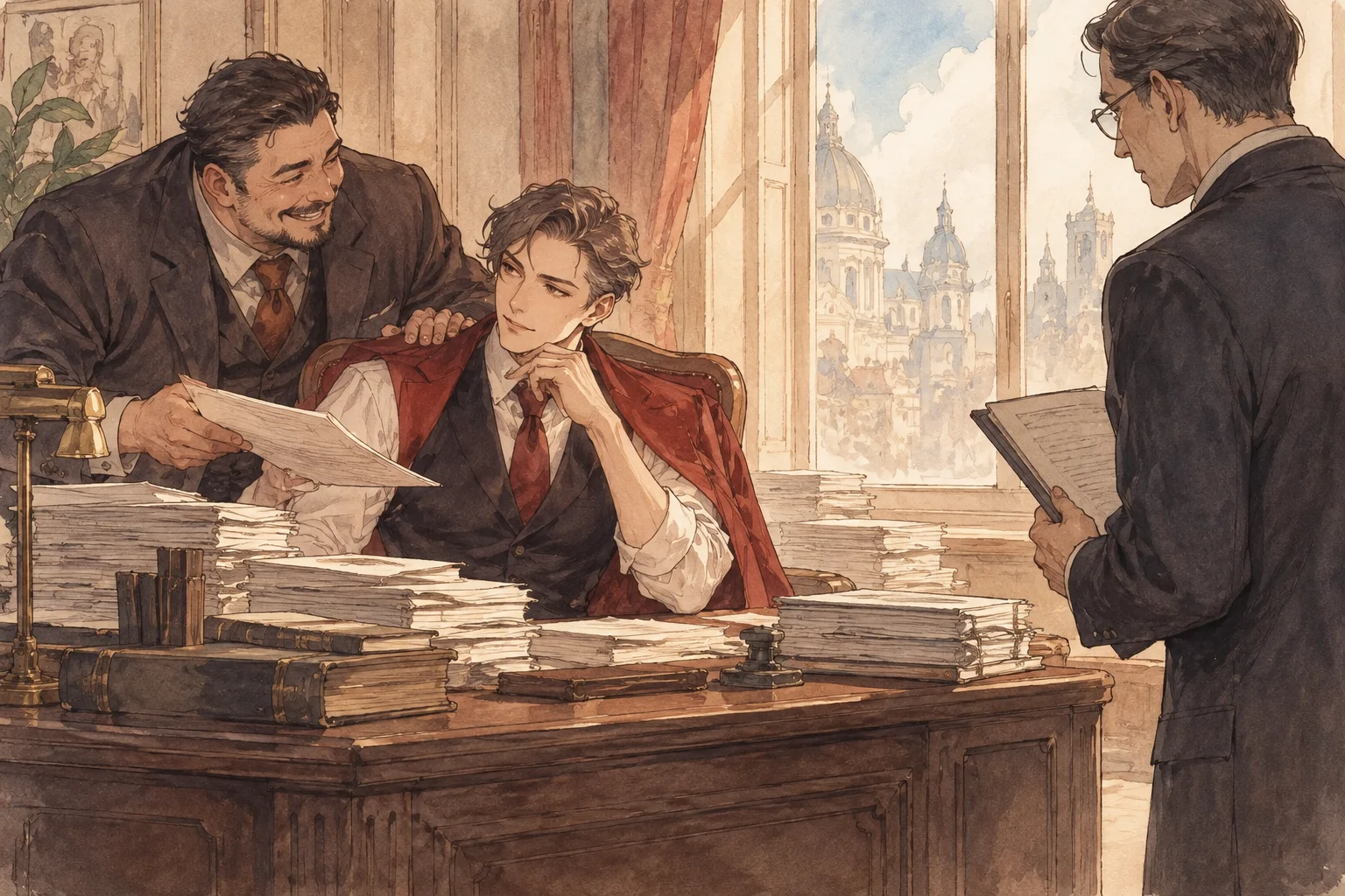 Scene illustration of deciding based on proximity