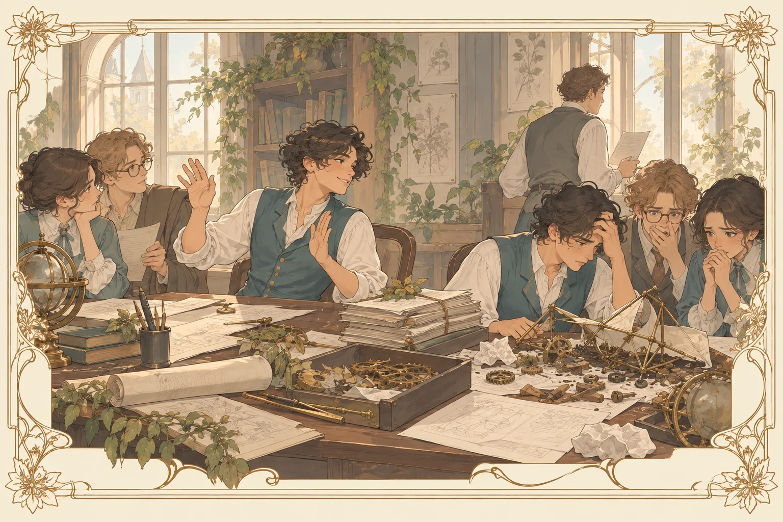 波風を避けて沈むの場面イラスト