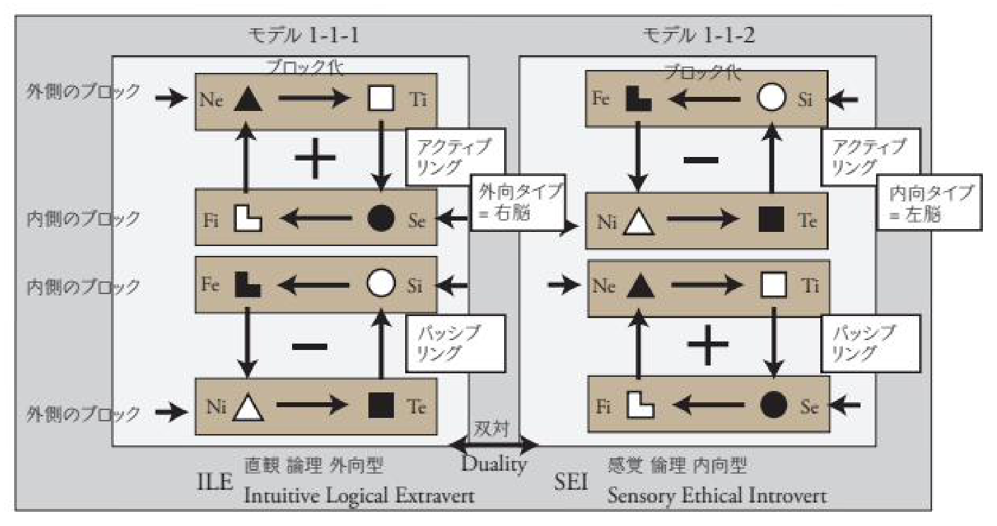 Figure — ILE と SEI の双対ペア（Dual Pair）