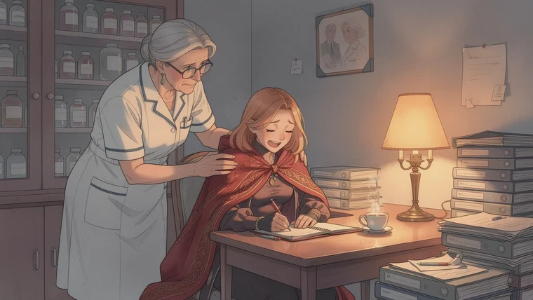 EIE-D Hero — A coat laid over your shoulders before you noticed