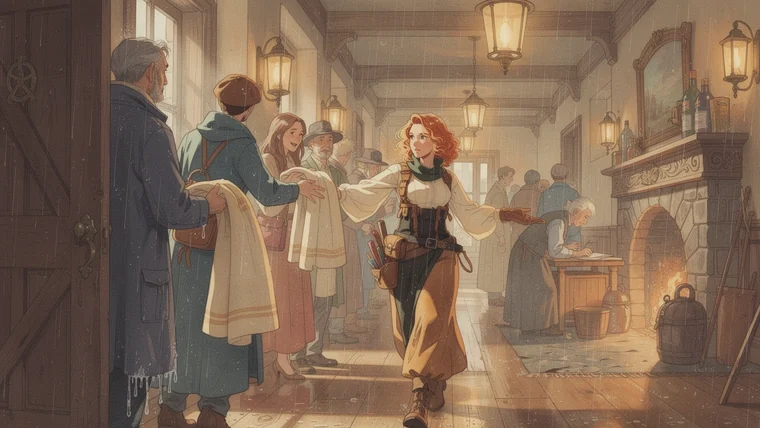 LSE-D Executive — Handling everything at once at an inn in a storm