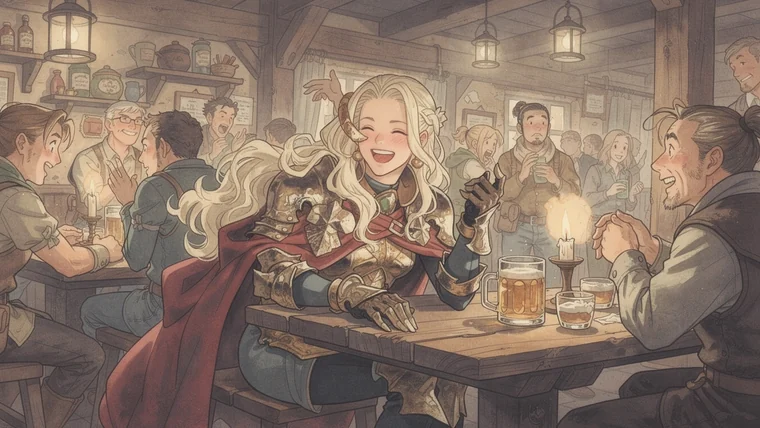 SLE-D Conqueror — Unwinding by the campfire